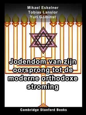 cover image of Jodendom van zijn oorsprong tot de moderne orthodoxe stroming